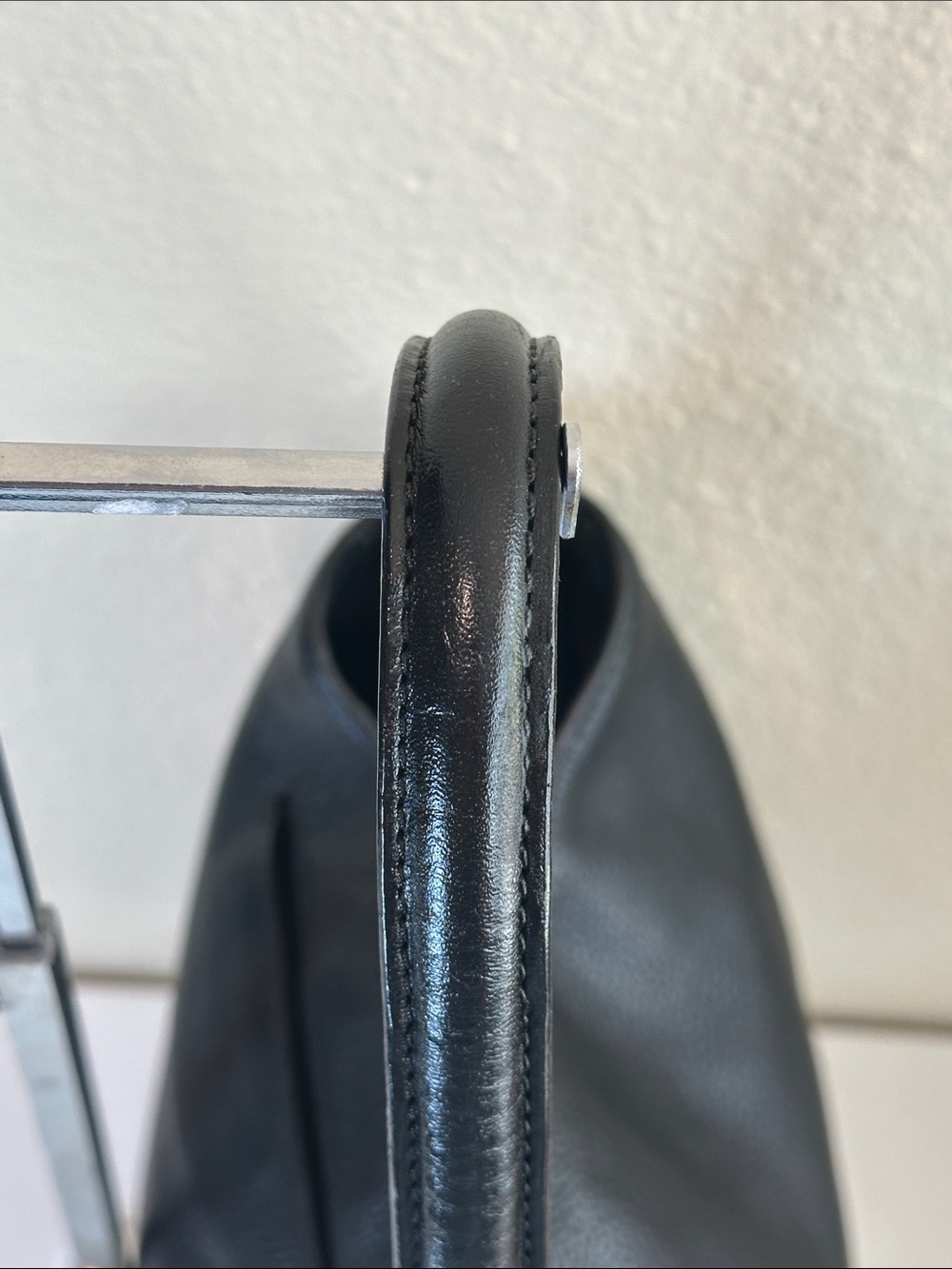 Michael Kors Black Pebbled Leather Shoulder Hobo - Picture 6 of 11